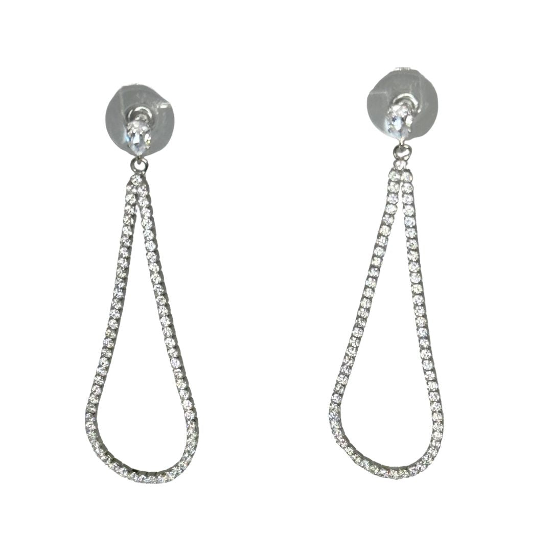 Orecchini strass pendenti