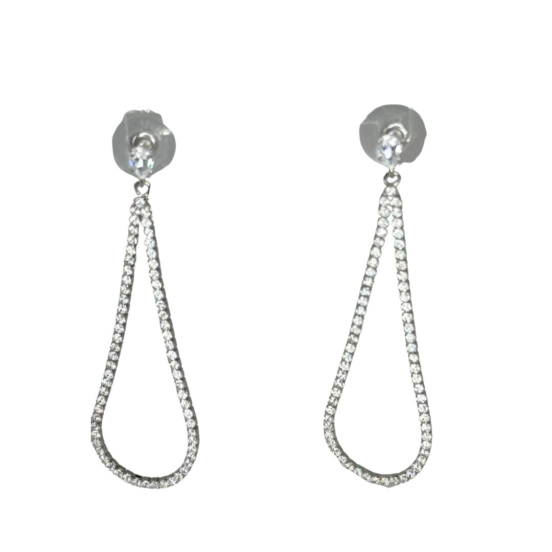 Orecchini strass pendenti