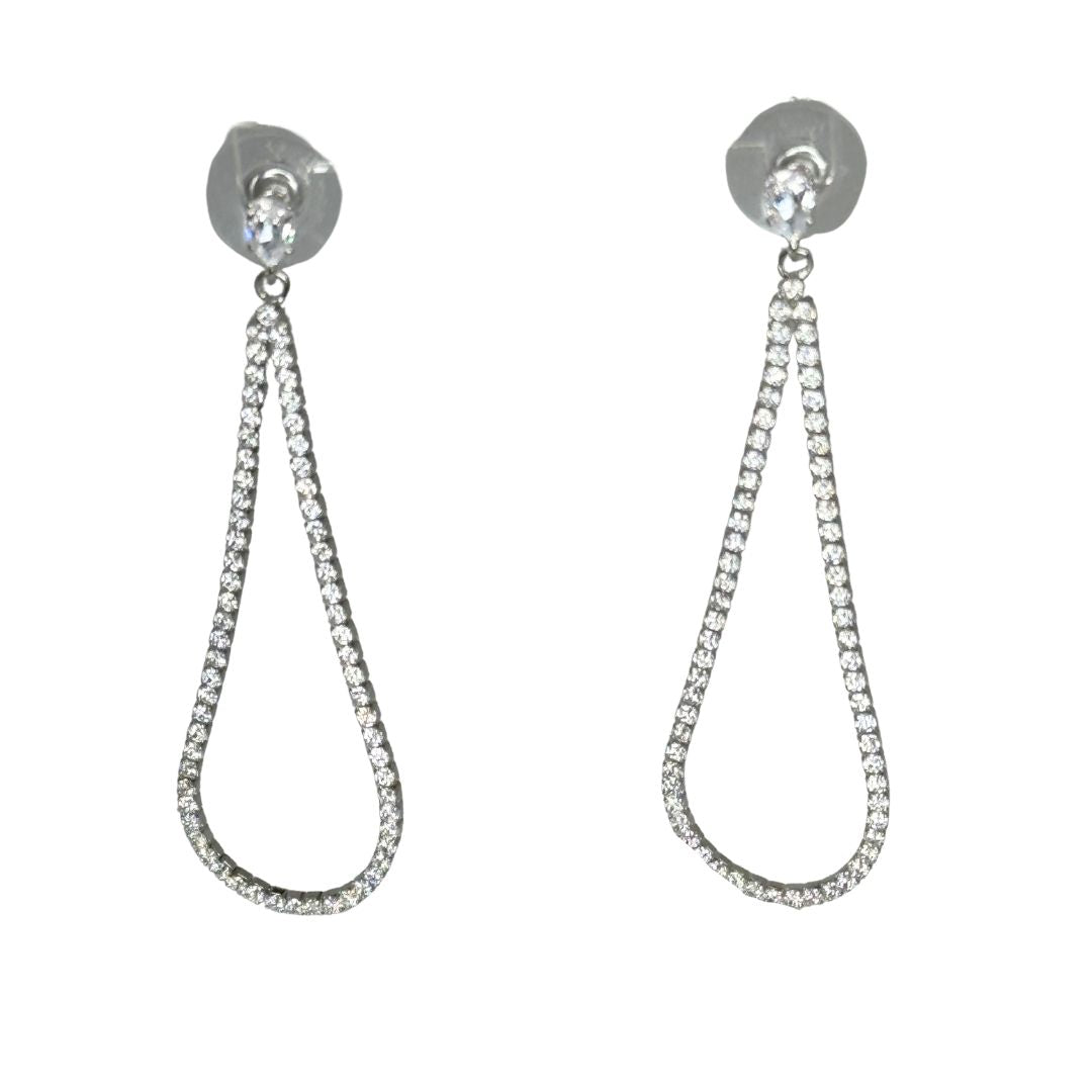 Orecchini strass pendenti