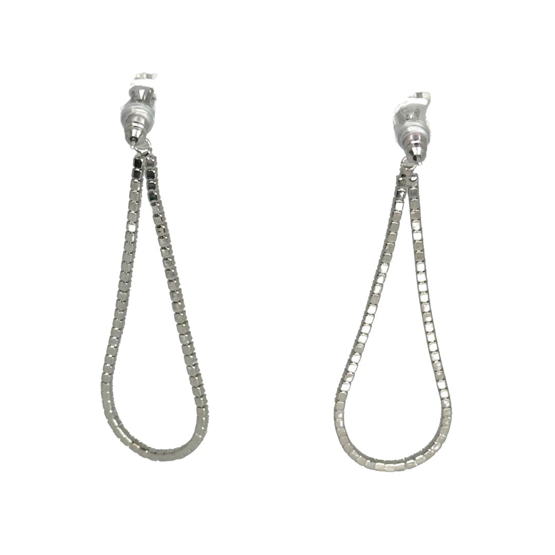Orecchini strass pendenti