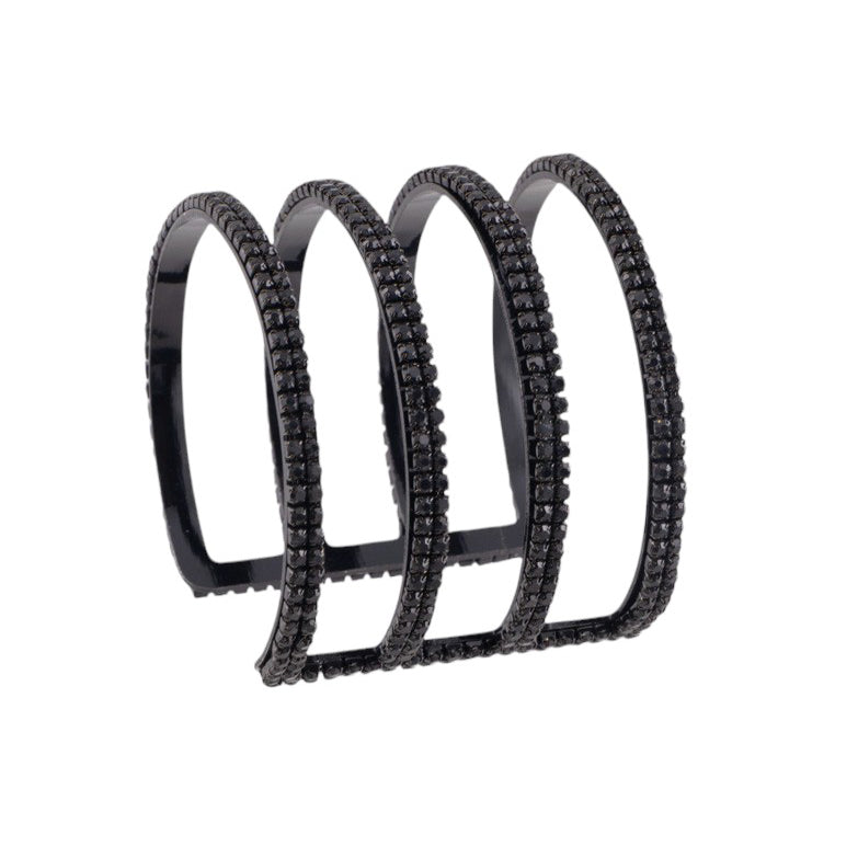 Bracciale rigido pave'