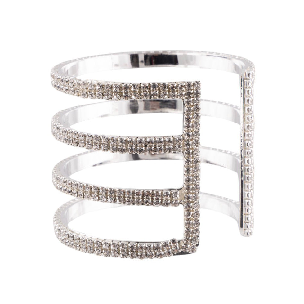Bracciale rigido pave'