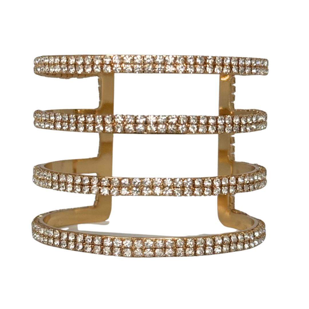 Bracciale rigido pave'