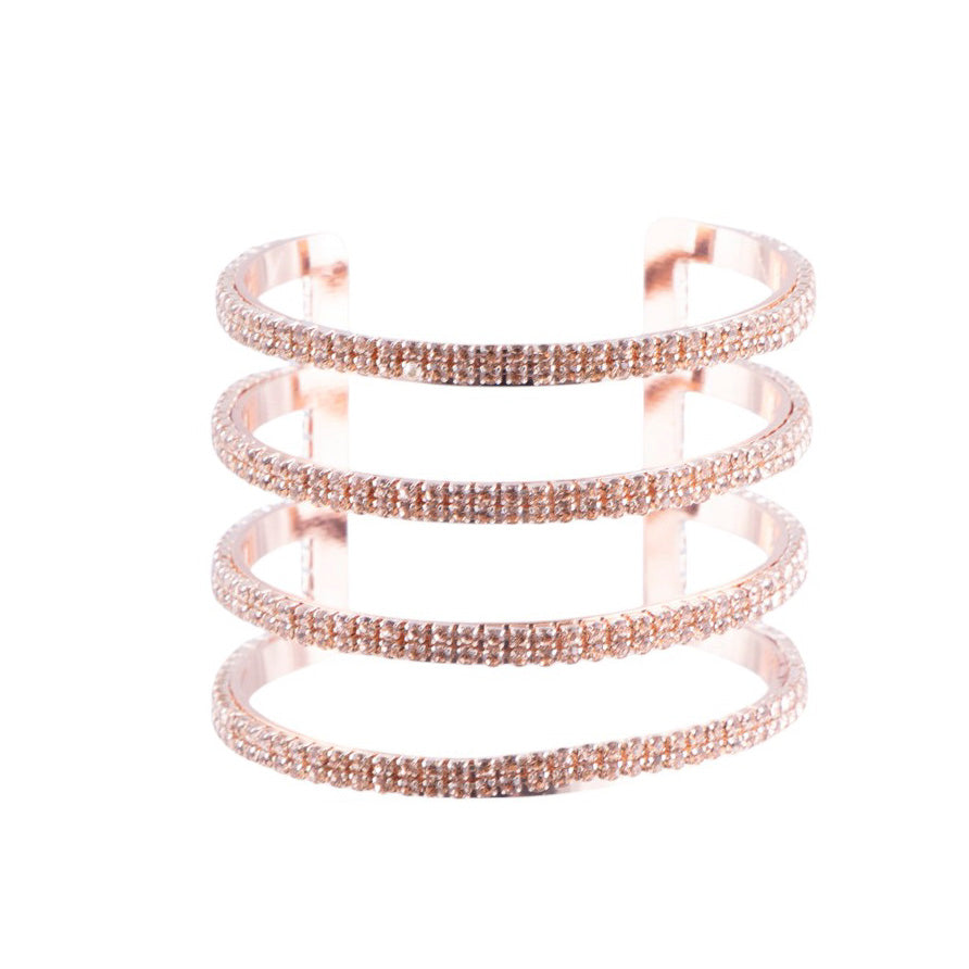 Bracciale rigido pave'