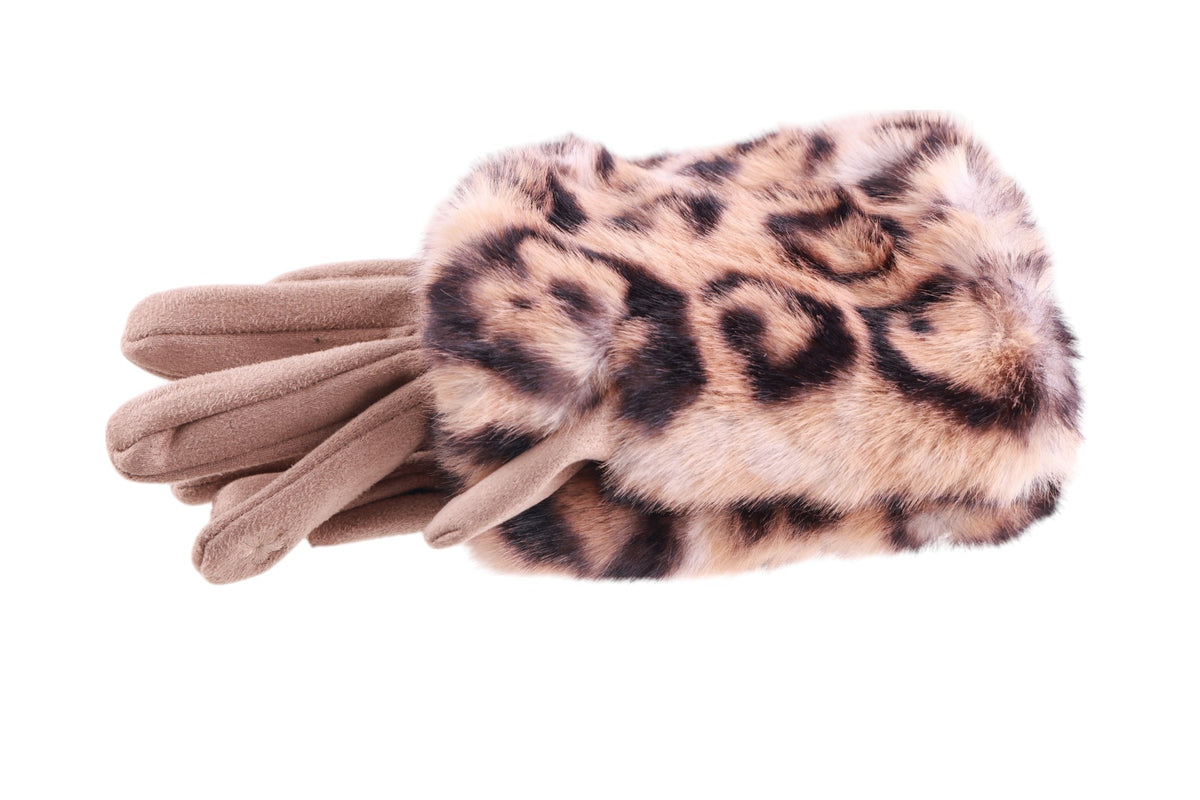 Guanti donna animalier