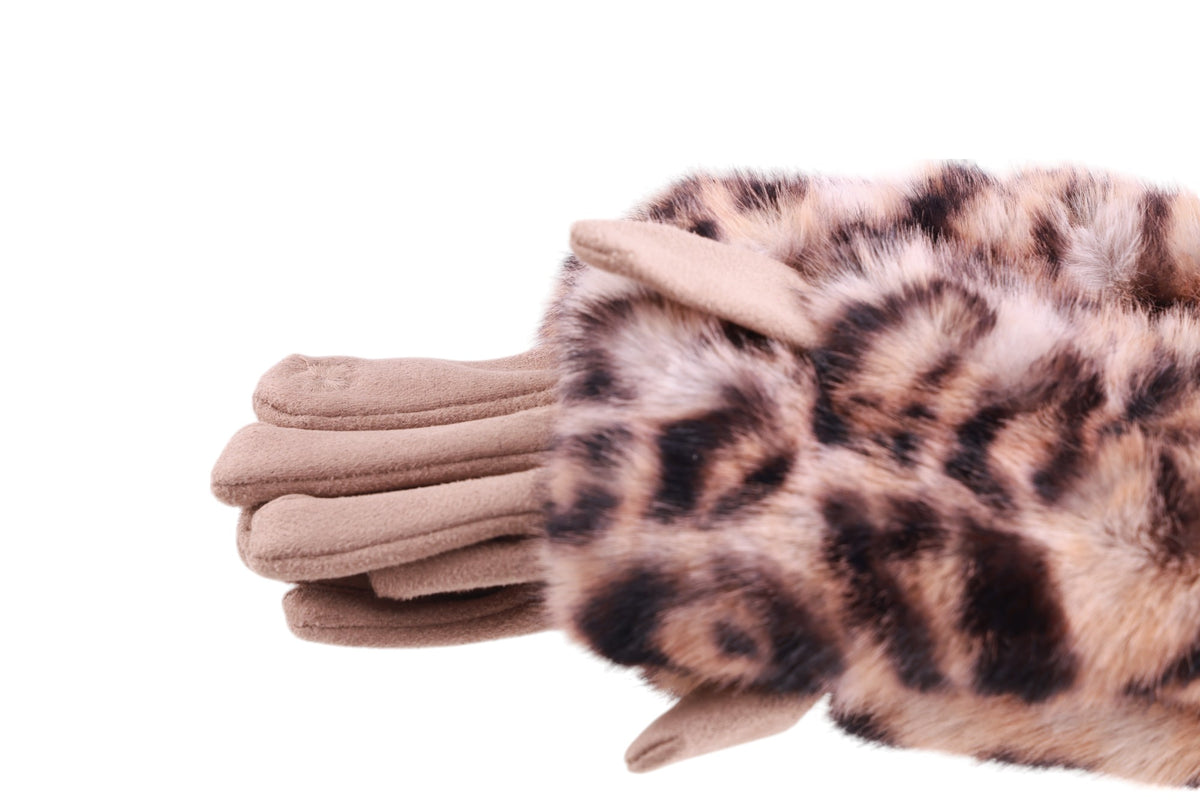 Guanti donna animalier