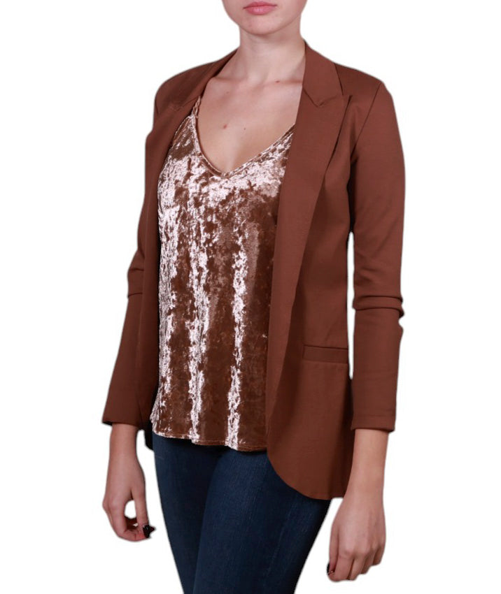 Giacca Donna punto Milano con taglio vivo Made in Italy Centopercento camicie