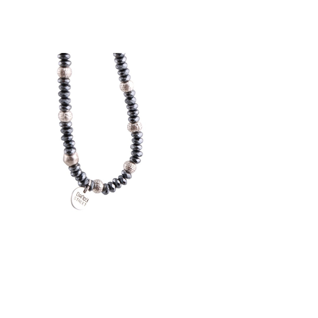 Bracciale uomo elastico con pietre dure