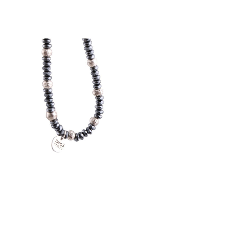 Bracciale uomo elastico con pietre dure