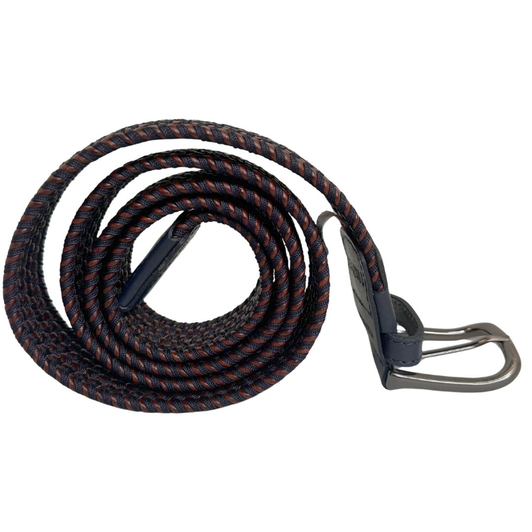 Cintura uomo elestam e cuoio