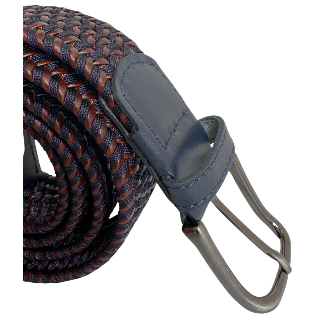 Cintura uomo elestam e cuoio