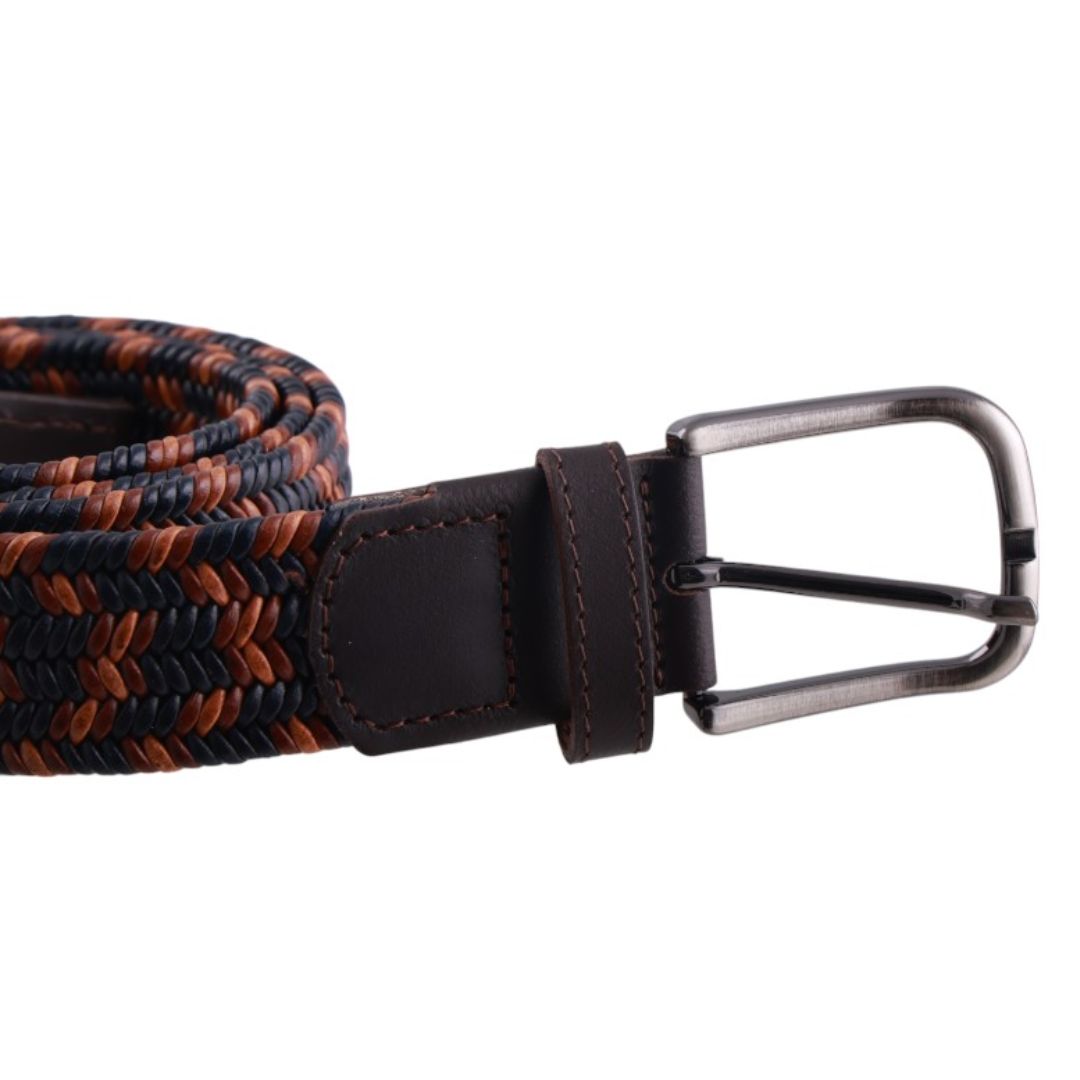 Cintura uomo elestam in cuoio rigenerato