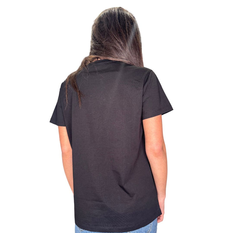 T-shirt Minnie lurex e strass