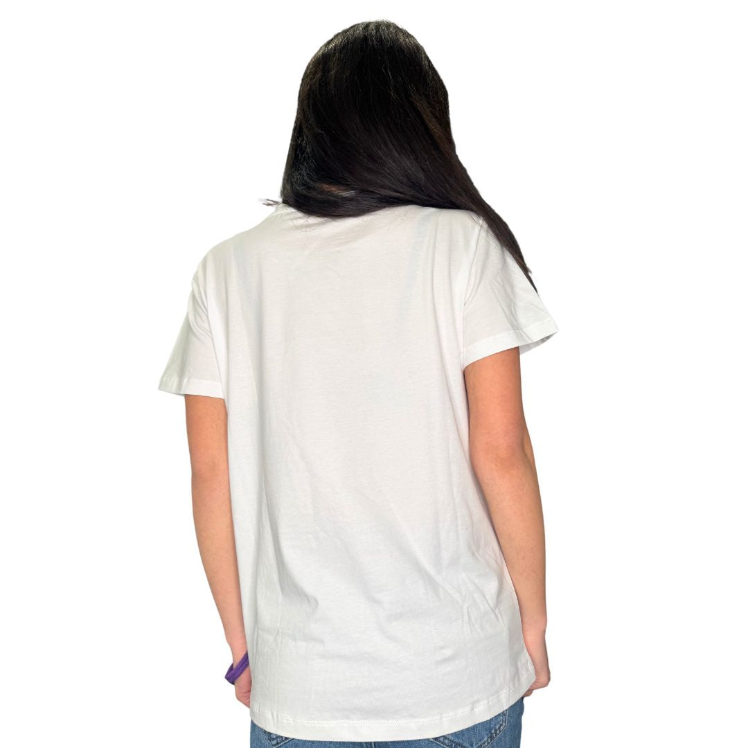 T-shirt Minnie lurex e strass