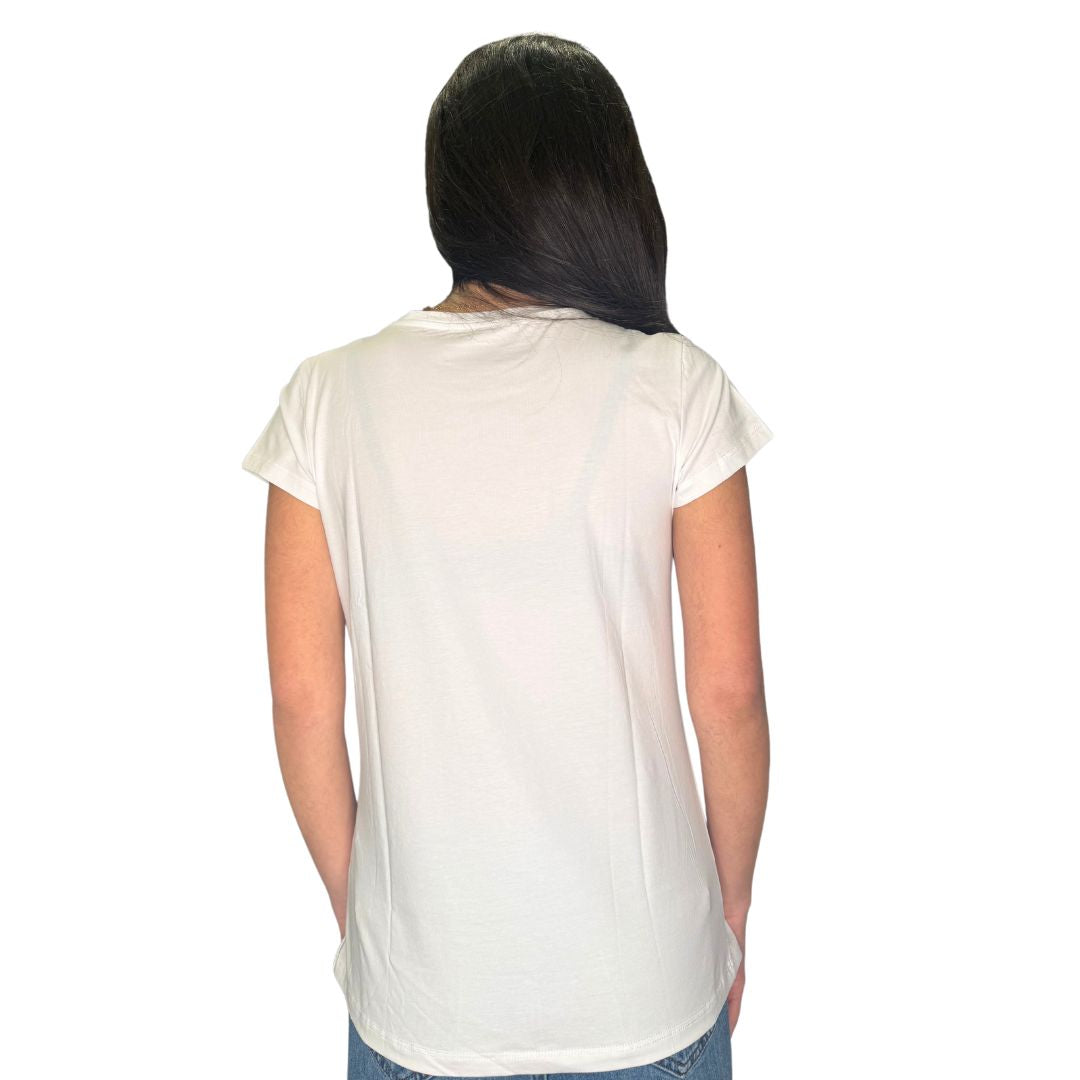 T-shirt orsetto grigio paillettes