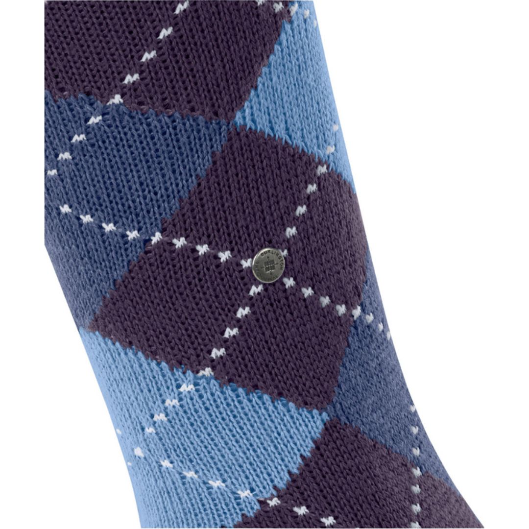 Calzini donna lunghi Burlington Whitby rombi