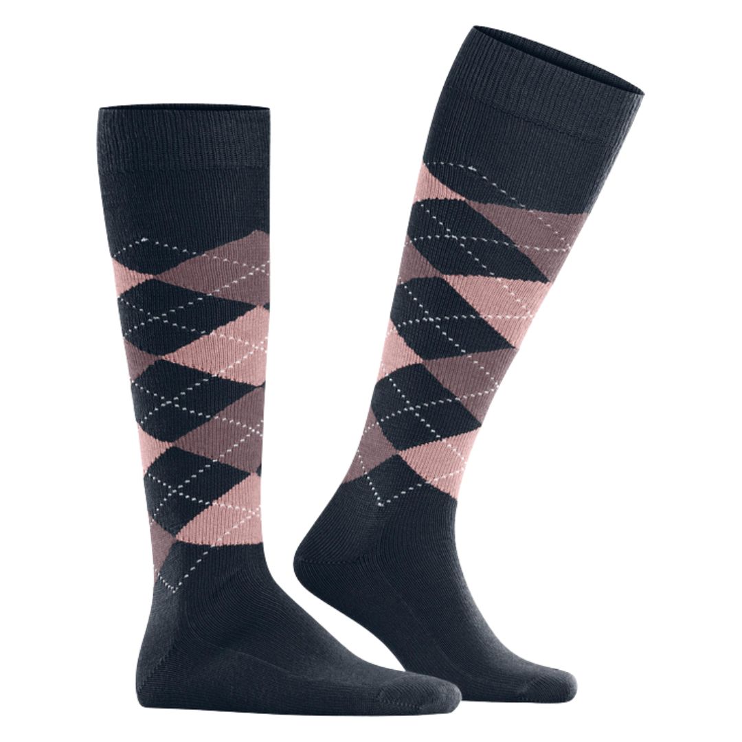 Calzini lunghi rombi Burlington Preston