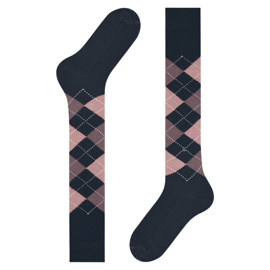 Calzini lunghi rombi Burlington Preston