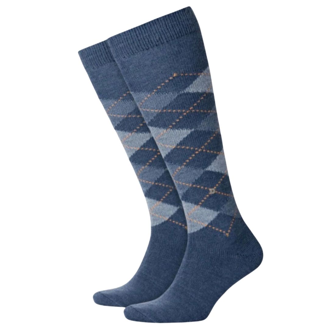 Calzini lunghi rombi Burlington Preston