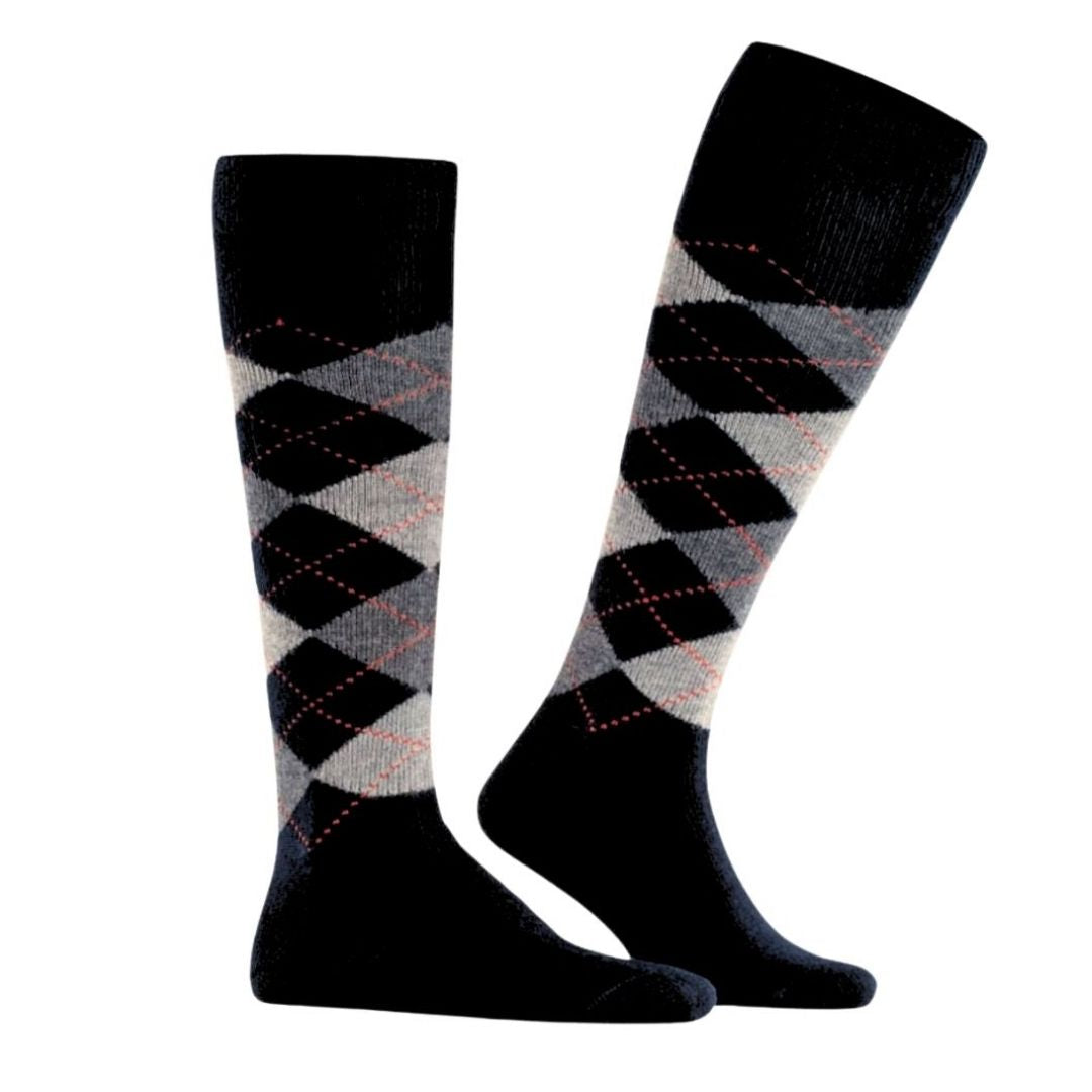 Calzini lunghi rombi Burlington Preston