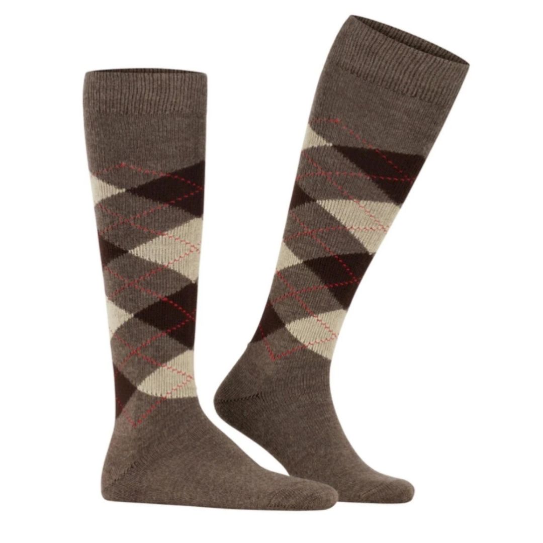 Calzini lunghi rombi Burlington Preston