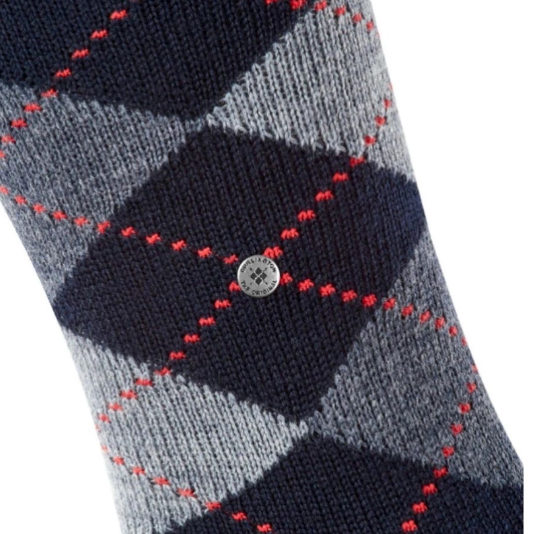 Calzini lunghi rombi Burlington Preston