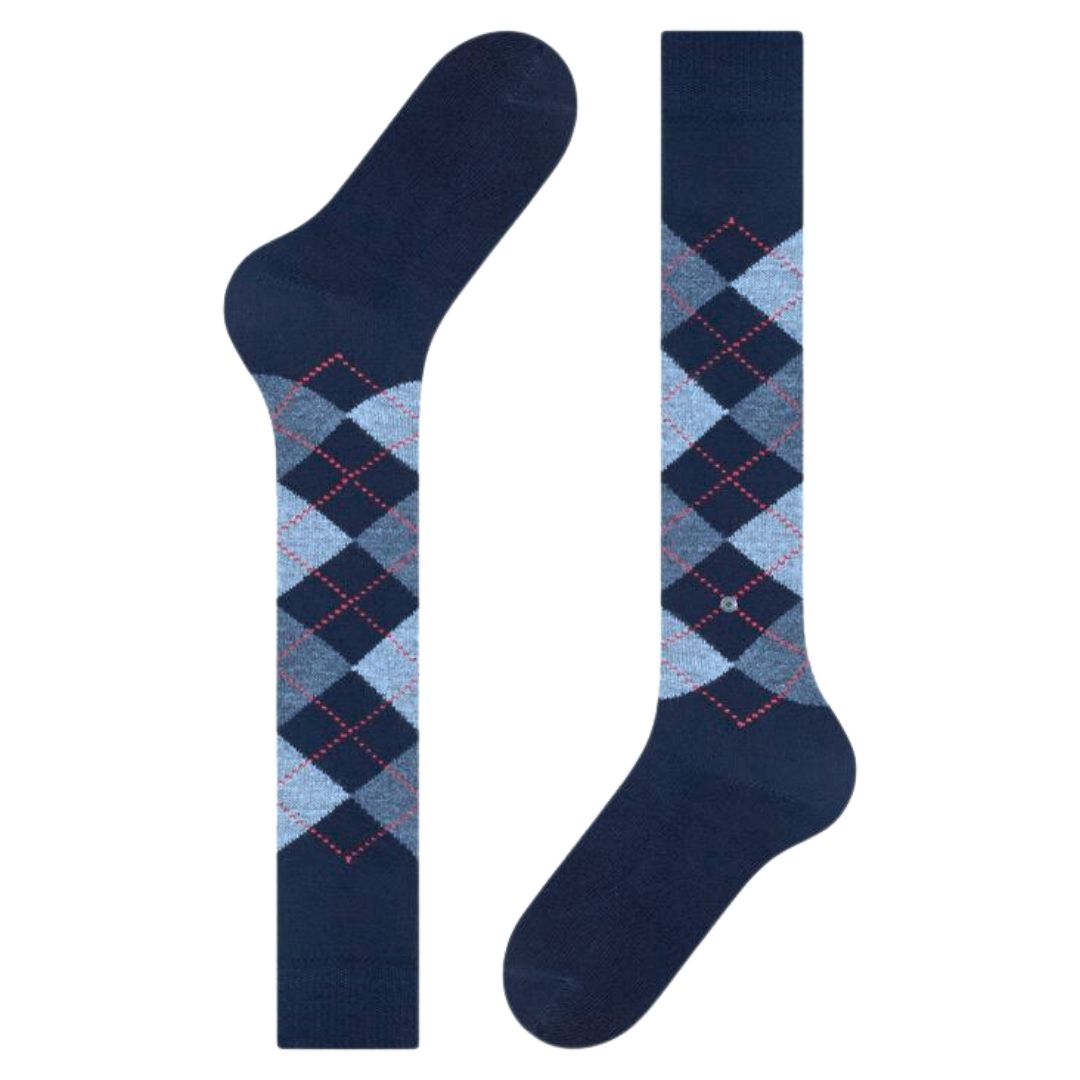 Calzini lunghi rombi Burlington Preston