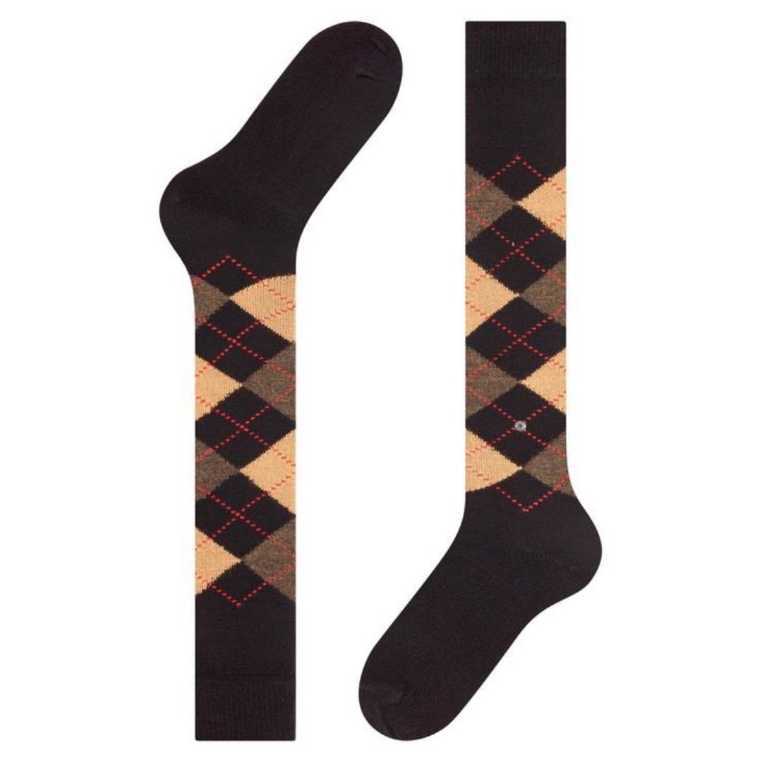 Calzini lunghi rombi Burlington Preston