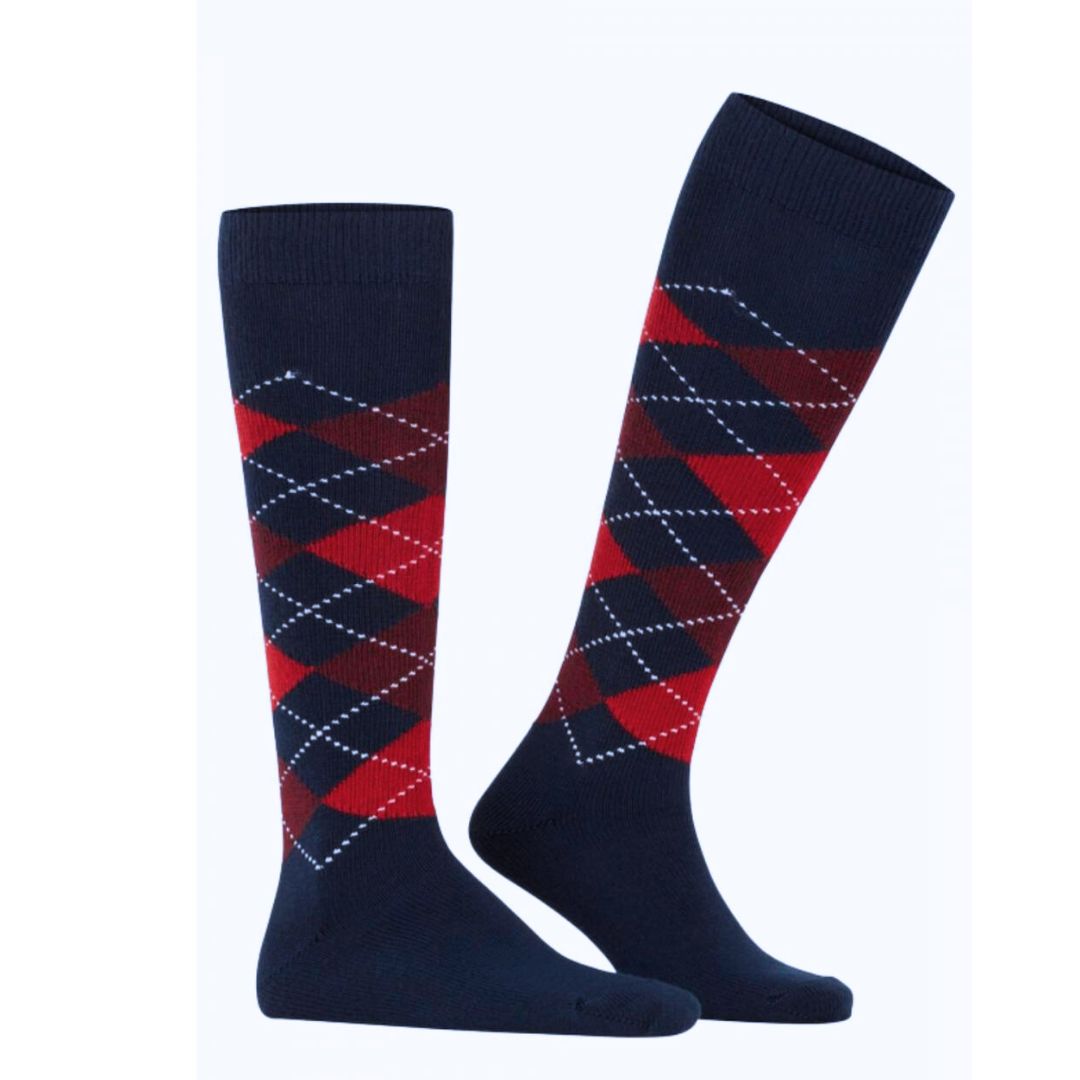 Calzini lunghi rombi Burlington Preston