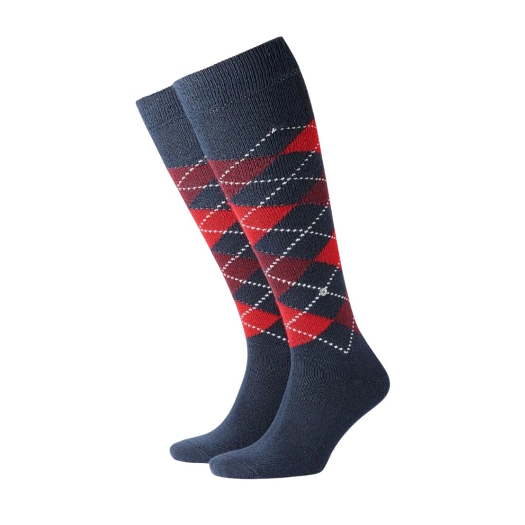 Calzini lunghi rombi Burlington Preston