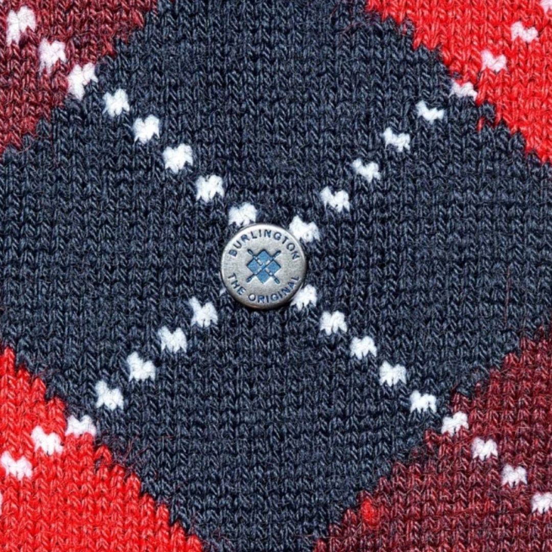 Calzini lunghi rombi Burlington Preston