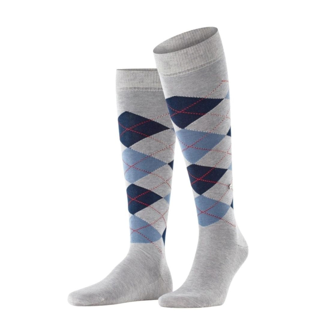 Calzini lunghi rombi Burlington Manchester