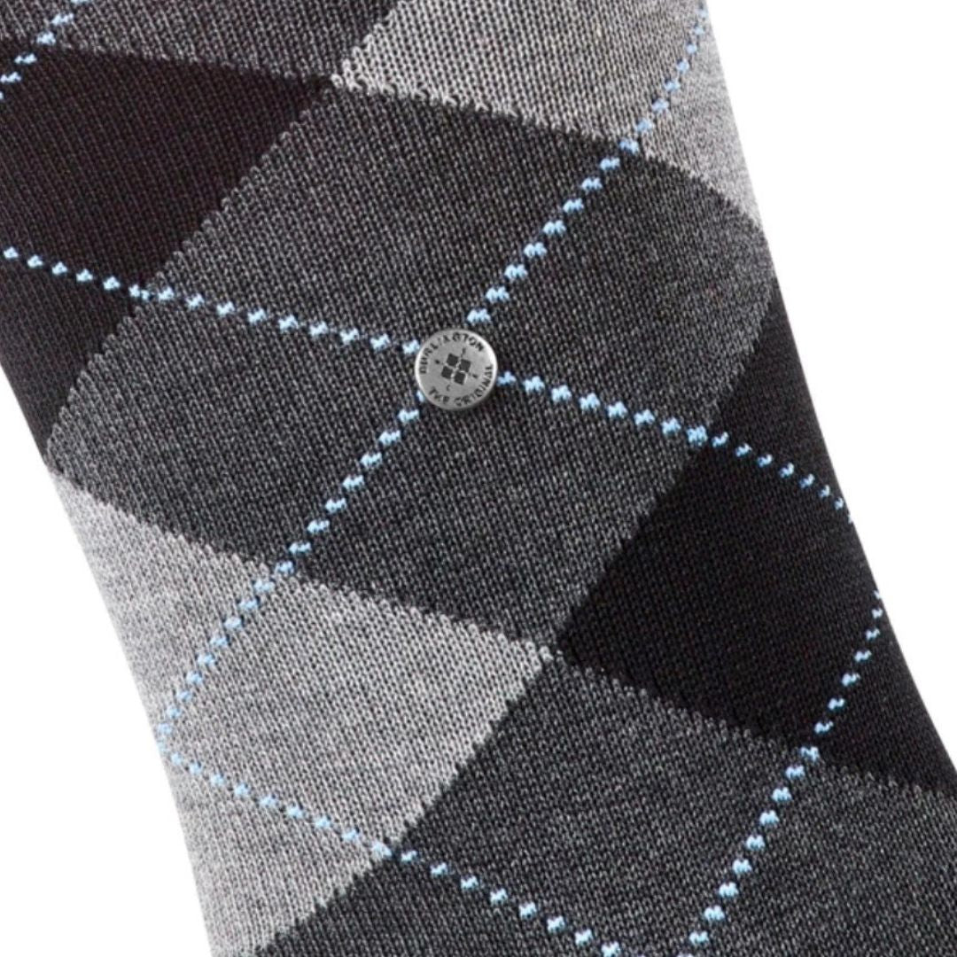 Calzini lunghi rombi Burlington Manchester