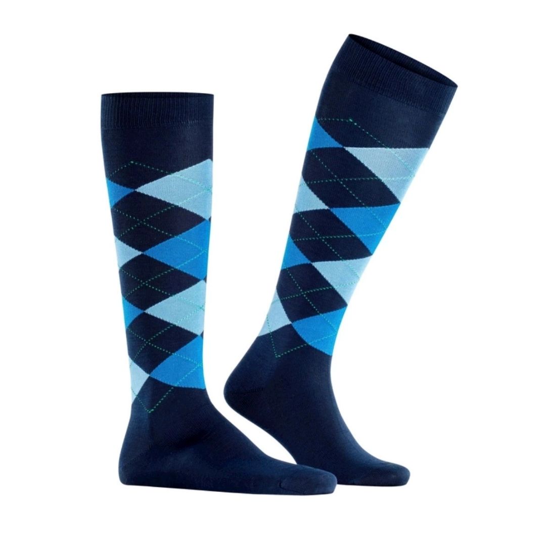 Calzini lunghi rombi Burlington Manchester