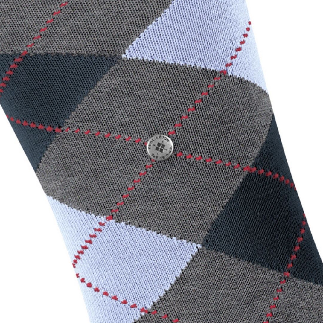 Calzini lunghi rombi Burlington Manchester