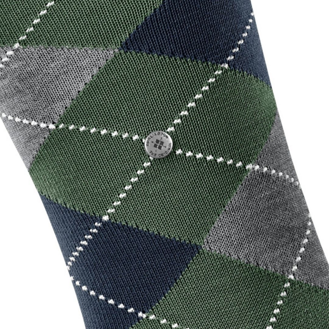 Calzini lunghi rombi Burlington Manchester