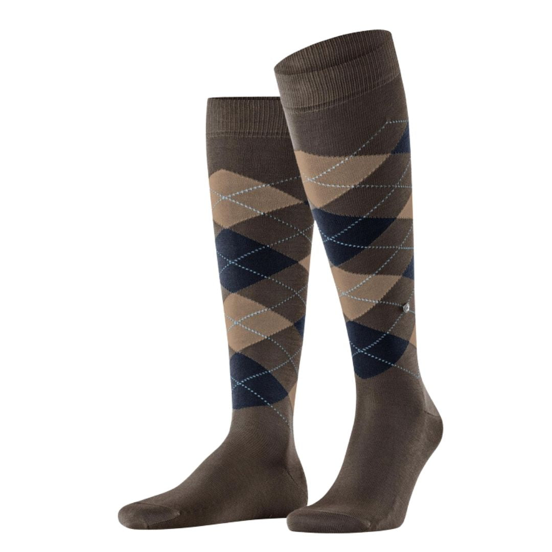 Calzini lunghi rombi Burlington Manchester