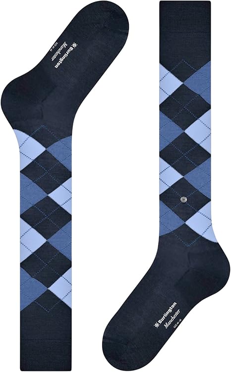 Calzini lunghi rombi Burlington Manchester