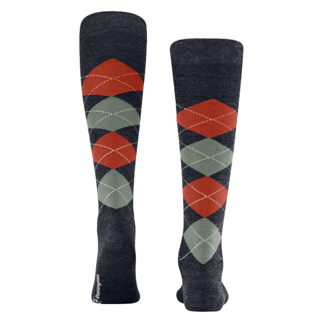 Calzini lunghi Burlington Edinburg Melange gambaletto