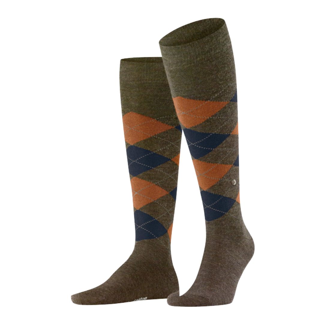 Calzini lunghi Burlington Edinburg Melange gambaletto