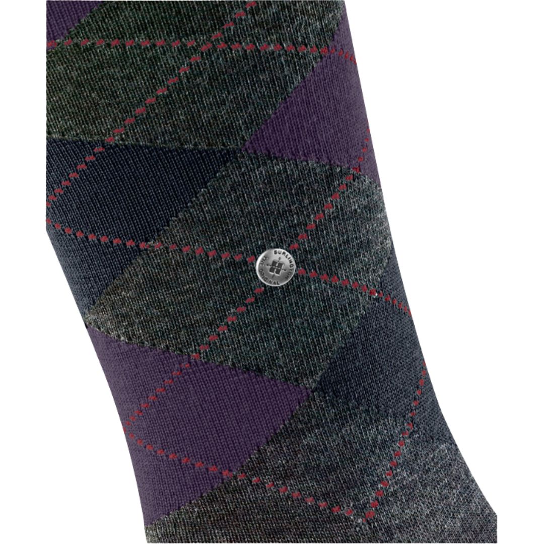 Calzini lunghi Burlington Edinburg Melange gambaletto