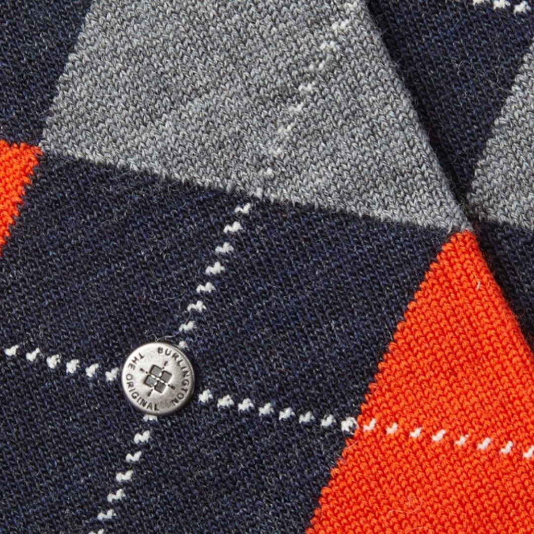 Calzini lunghi Burlington Edinburg Melange gambaletto