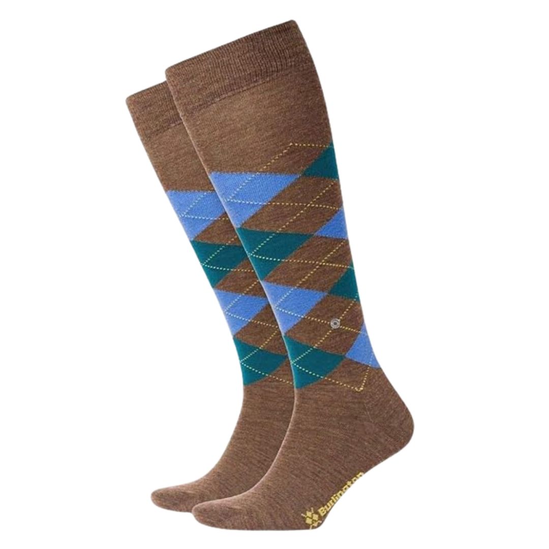 Calzini lunghi Burlington Edinburg Melange gambaletto