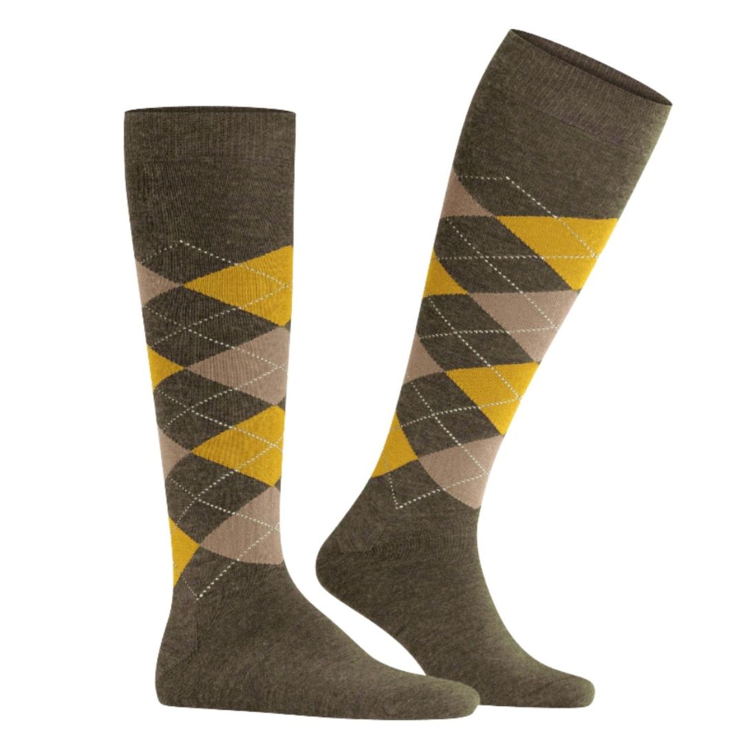 Calzini lunghi Burlington Edinburg Melange gambaletto