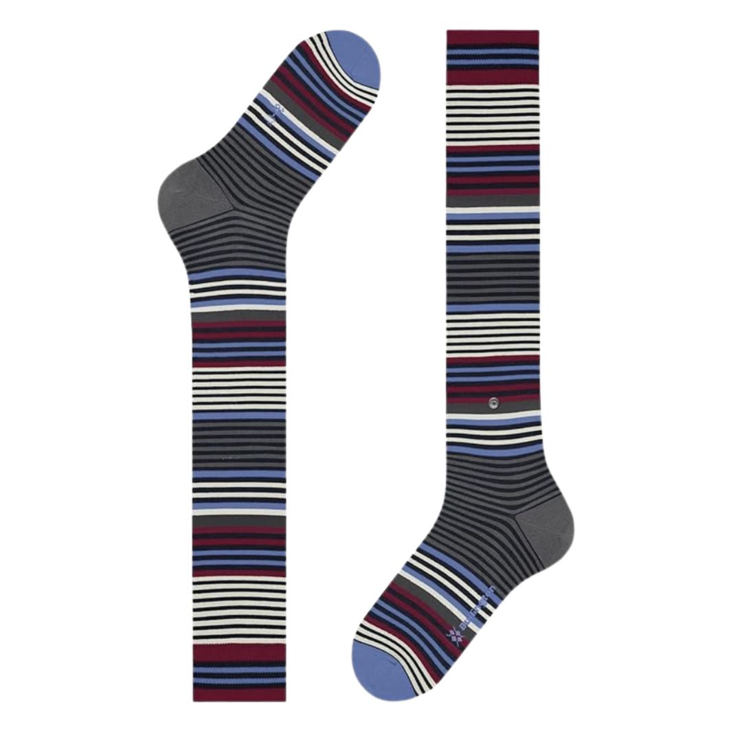 Calzini lunghi Burlington Stripe gambaletto