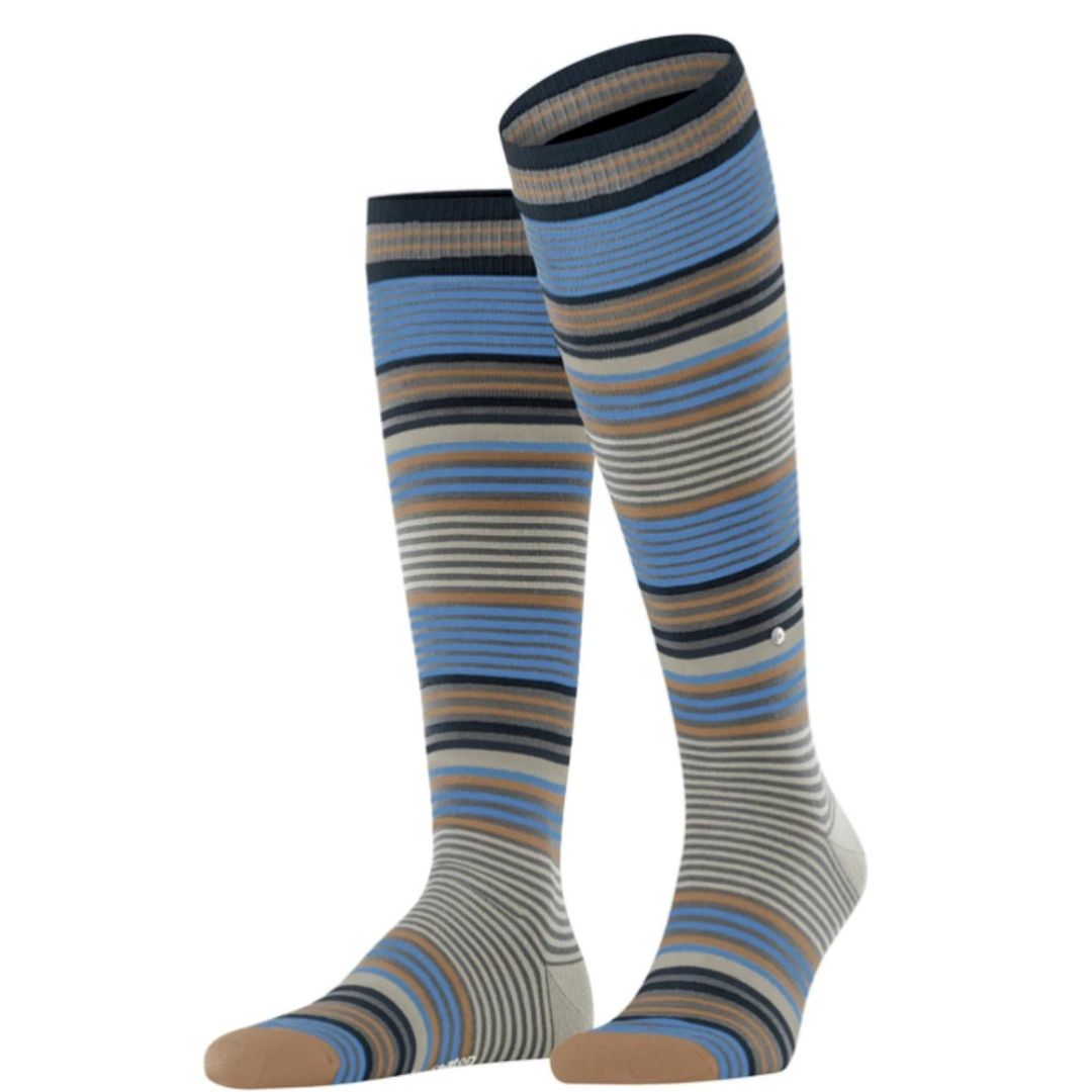 Calzini lunghi Burlington Stripe gambaletto
