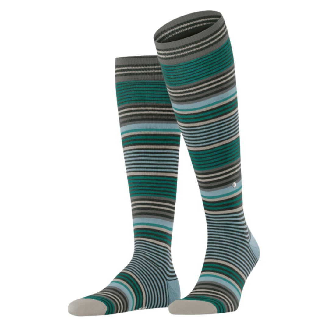 Calzini lunghi Burlington Stripe gambaletto