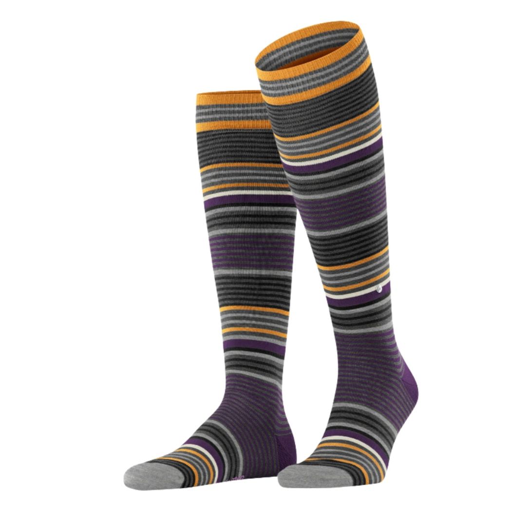 Calzini lunghi Burlington Stripe gambaletto