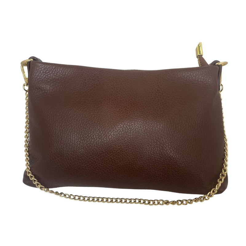 Busta tracolla in pelle dollaro