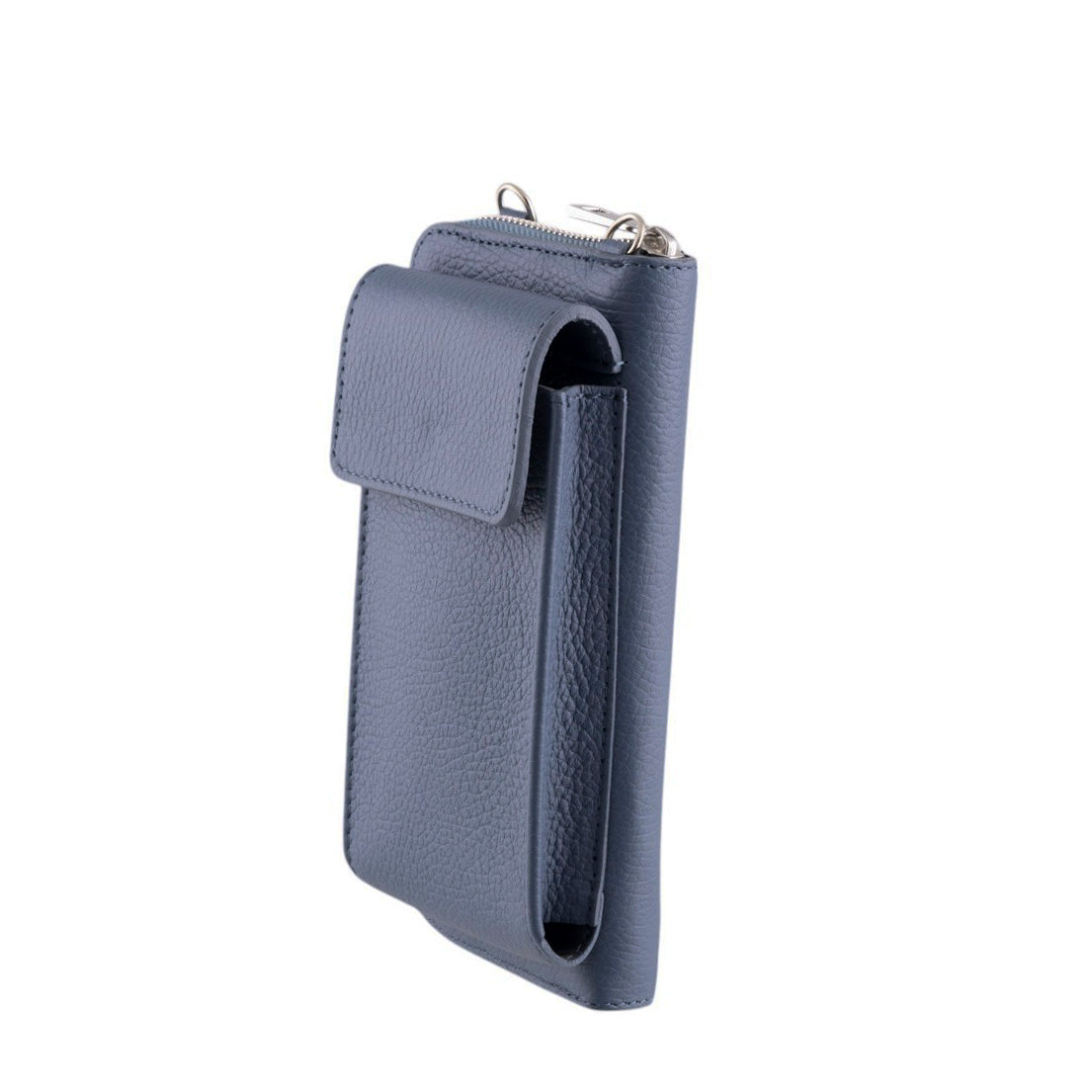 Tracolla portafoglio portacellulare in pelle